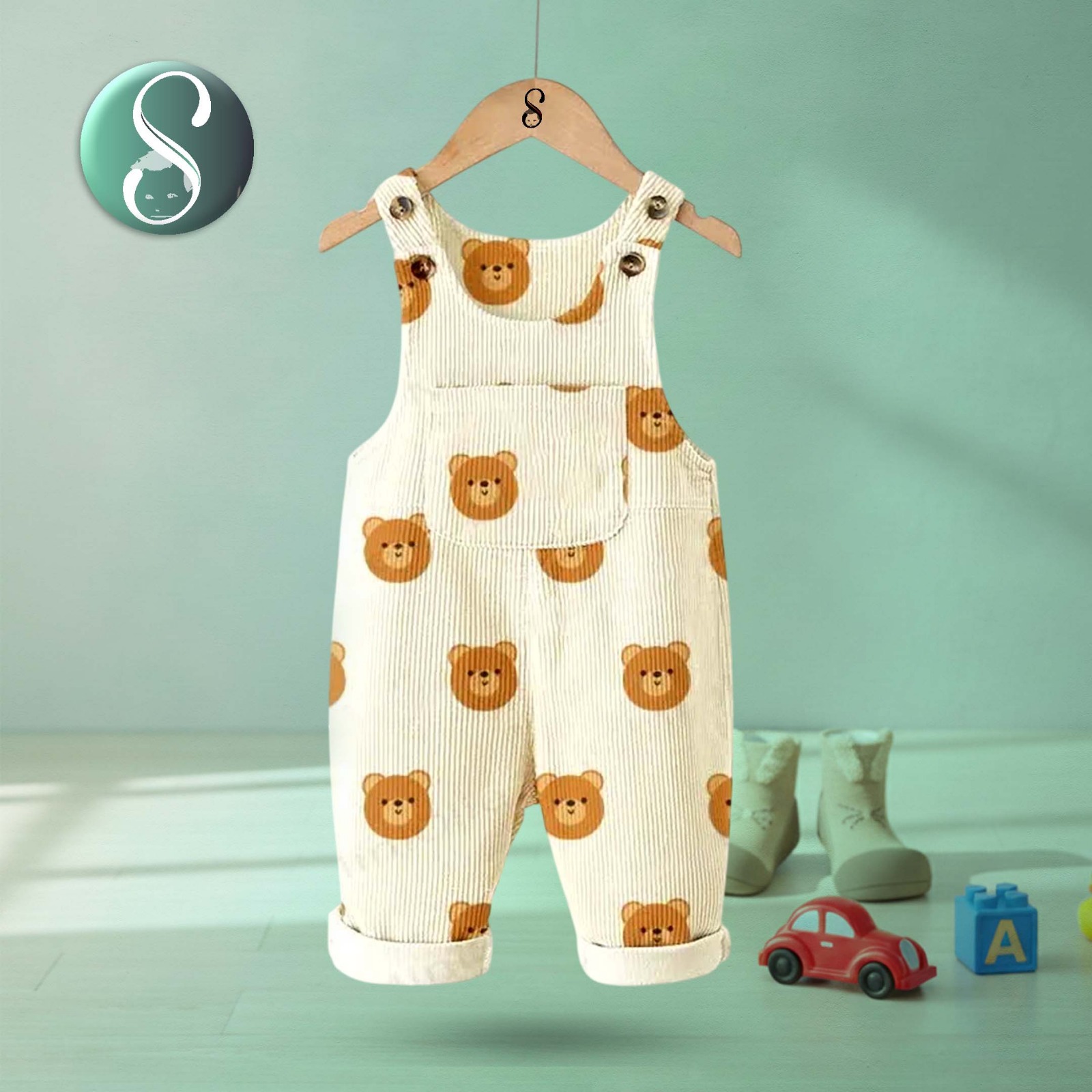 Baby Toddler Little Bear Overalls